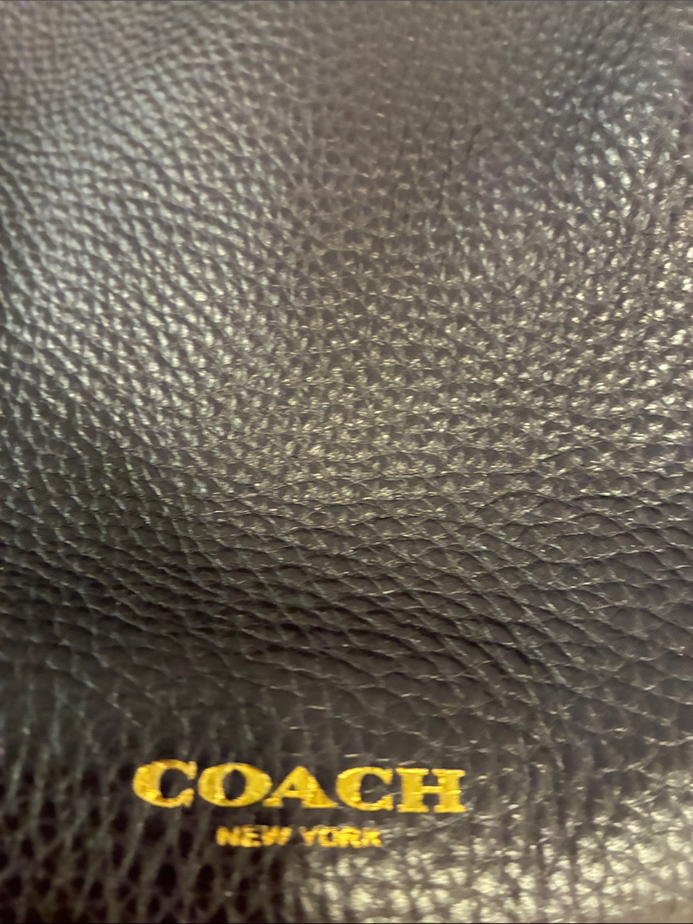 Coach Dark Plumb Pebbled Leather Shoulder Hobo with Adjustable Strap - Picture 6 of 7